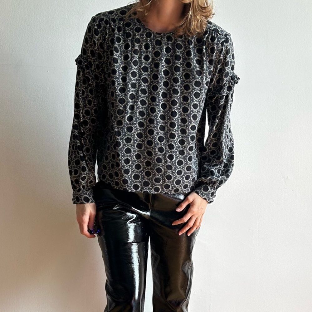 Treasure & Bond Bohemian Abstract Blouse NWT Size XL